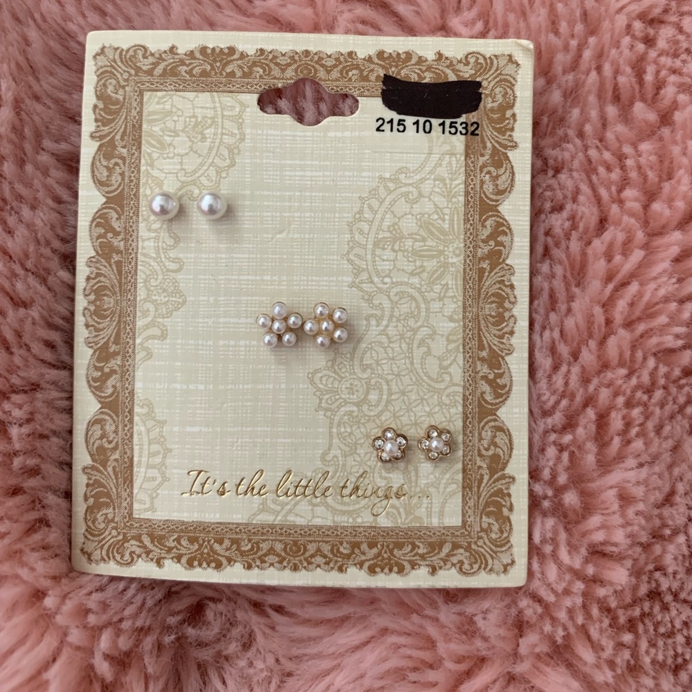 Stud earrings
